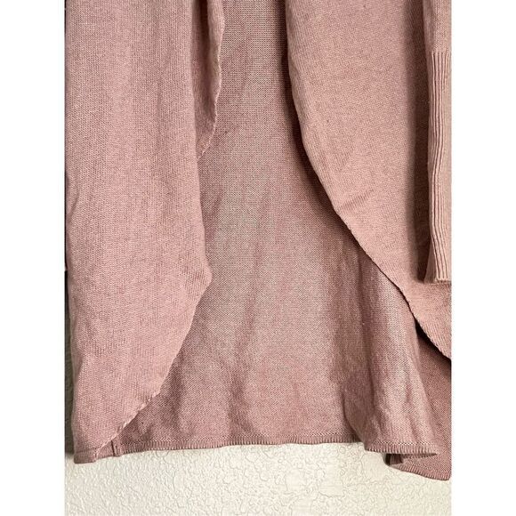 Leith Womens XS Open Front Long Cardigan Sweater With Pockets wool blend - Picture 3 of 5